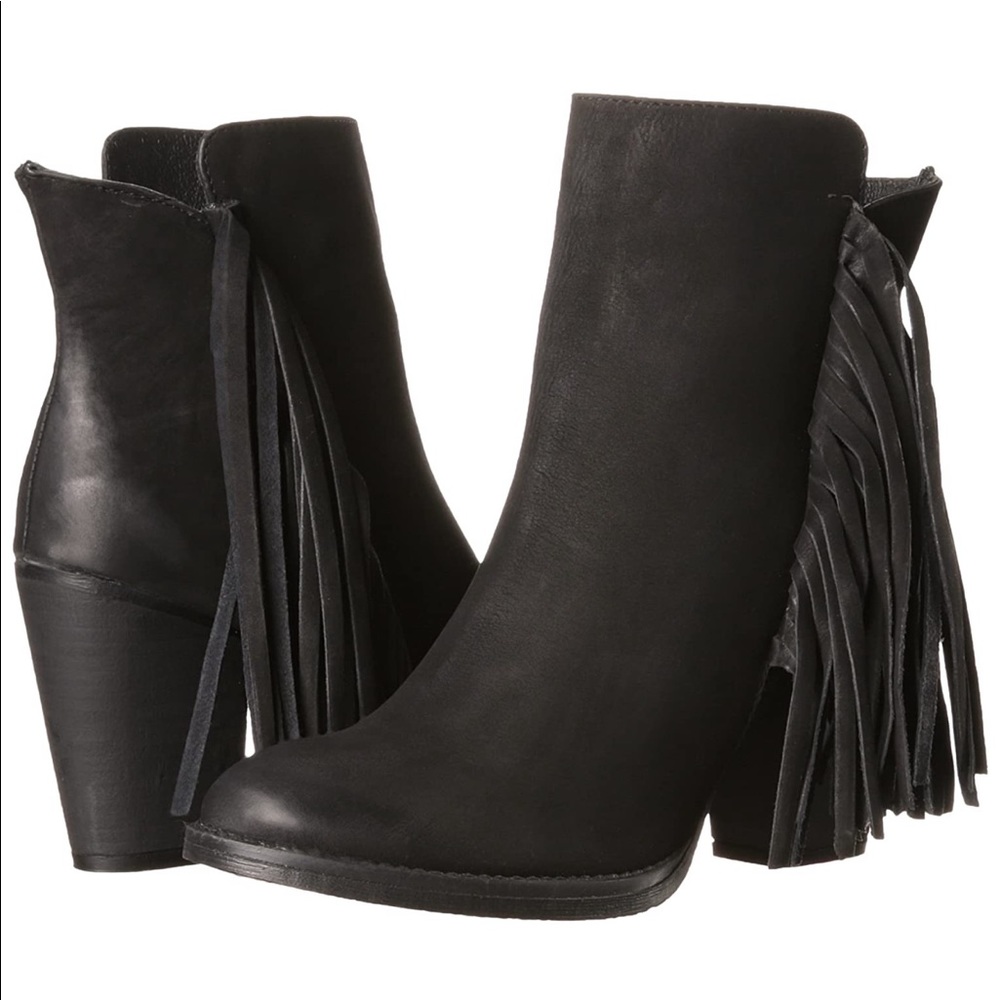 Steve Madden Woodstock Black Bootie - Sz 10